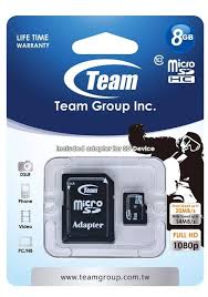 Thẻ nhớ Micro SD 8G TEAM CLASS